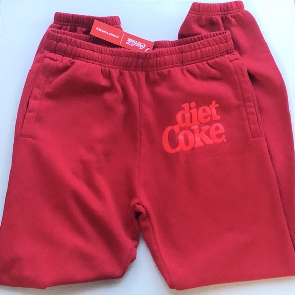 Blogger’s fave Stoney Clover Lane Diet Coke red sweatpants jogger pants - Picture 16 of 16